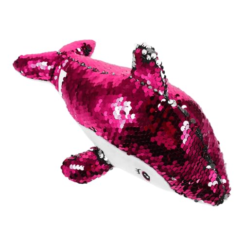 HANABASS Sofa Dekoration Kuscheltiere Für Entzückender Plüschdelfin Kreatives Plüschtier Stofftier Plüschpuppe Cartoon Design Delfinpuppe Delfinspielzeug Plüschtier von HANABASS