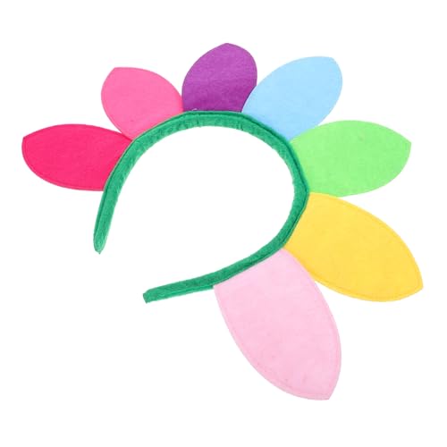 HANABASS Sonnenblumen Haarband für Mädchen Blumen Stirnband für Geburtstagsfeiern Festivals und Fotografie Vielseitiges Accessoire für Verschiedene Anlässe von HANABASS