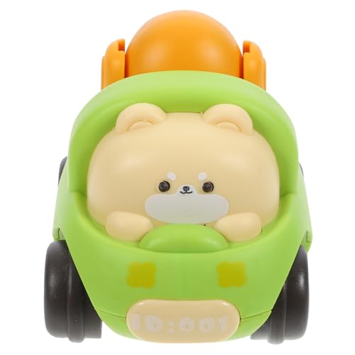 HANABASS Spielzeugauto Mit Reibung Trägheitsauto Für Kinderautospielzeug Tragbares Cartoon-trägheitsauto Autospielzeug Aus Kunststoff Plastik Green von HANABASS