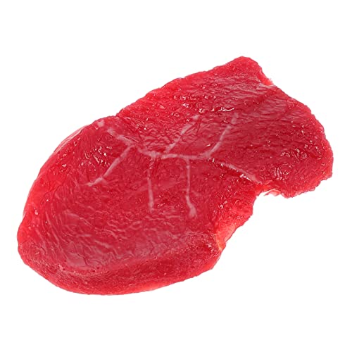 HANABASS Steak-Fotomodell Steak-Foto-Requisite künstliches Steak falsches Fleisch gefälschtes Steak-Modell spielsachen für Fun Toy Fotografie-Requisiten Desktop-Steak-Ornament Harz HANABASS Steak-Fotomodell Steak-Foto-Requisite künstliches Steak falsches Fleisch gefälschtes Steak-Modell spielsachen für Fun Toy Fotografie-Requisiten Desktop-Steak-Ornament Harz von HANABASS
