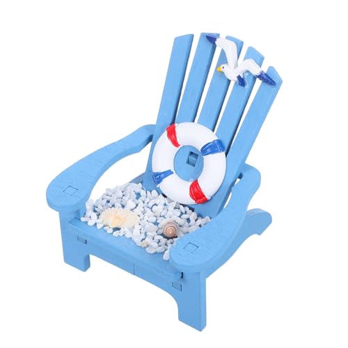 HANABASS Strandkorb Dekoration Miniatur Stuhl Mini Stuhl Modell Mini Dekoration Mini Ornament Miniatur Garten Dekoration Mini Garten Zubehör Strand Zubehör Blau Holz HANABASS Strandkorb Dekoration Miniatur Stuhl Mini Stuhl Modell Mini Dekoration Mini Ornament Miniatur Garten Dekoration Mini Garten Zubehör Strand Zubehör Blau Holz von HANABASS