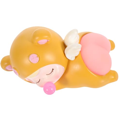 HANABASS Stressabbau Büro Figur aus Resin und Weiches Dehnbares Squeeze Toy Lustiges Flexibles Desktop Ornament zur Entspannung und Stressreduktion im Arbeitsalltag von HANABASS