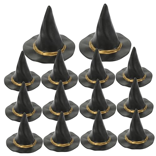 HANABASS Stück -Dekoration Miniatur Winzig Dekorationen Sachen Halloween -Ornamente Spitz Hexenhutverzierung Punkt Kind Unser Schwarz Plastik HANABASS Stück -Dekoration Miniatur Winzig Dekorationen Sachen Halloween -Ornamente Spitz Hexenhutverzierung Punkt Kind Unser Schwarz Plastik von HANABASS