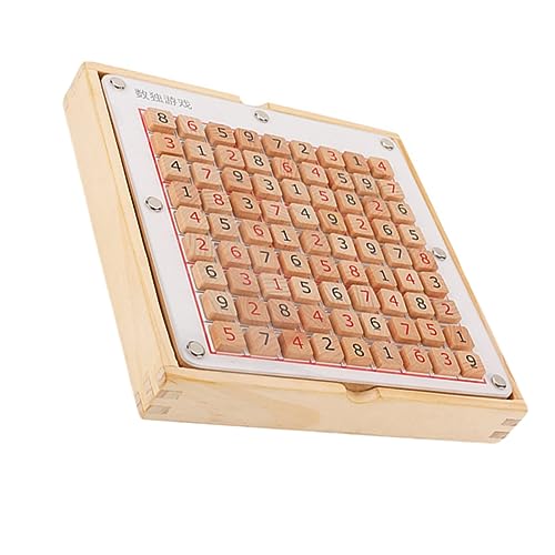 HANABASS Sudoku für Felder Logikspiel Frühe Bildung Denkspiel zur Konzentrationsförderung Fördert Mathematisches Verständnis und Kognitive Entwicklung von HANABASS