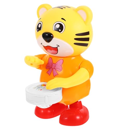 HANABASS Tanzender Tiger mit Musik und Trommelfunktion für Junge Mädchen Ab Monaten Interaktiver Lernroboter für Krabbelzeit und Motorische Entwicklung Sicheres Kunststoffspielzeug für HANABASS Tanzender Tiger mit Musik und Trommelfunktion für Junge Mädchen Ab Monaten Interaktiver Lernroboter für Krabbelzeit und Motorische Entwicklung Sicheres Kunststoffspielzeug für von HANABASS
