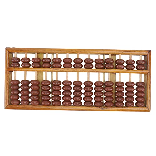 HANABASS Teiliger Rechenrahmen aus Holz Stufiger Abacus Mathematikfähigkeiten für Schüler Tischdekoration Klassischem Kaffeeholz HANABASS Teiliger Rechenrahmen aus Holz Stufiger Abacus Mathematikfähigkeiten für Schüler Tischdekoration Klassischem Kaffeeholz von HANABASS