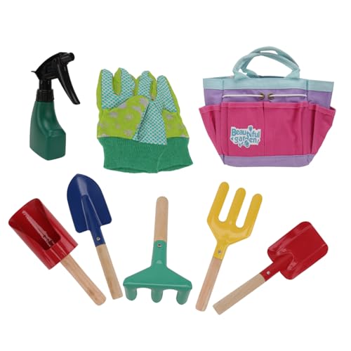 HANABASS Teiliges Kindergartenset mit Schaufel Rechen und Forke Hochwertige Bunte Gartenwerkzeuge für Mädchen und Jungen zum Pflanzen Freien HANABASS Teiliges Kindergartenset mit Schaufel Rechen und Forke Hochwertige Bunte Gartenwerkzeuge für Mädchen und Jungen zum Pflanzen Freien von HANABASS