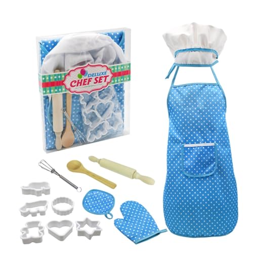 HANABASS Teiliges Kitchenware Set mit Kochschürze und Backwerkzeugen Kindgerechtes Role Play Set für Mädchen Pädagogisches Küchenspielzeug mit Realistischen Utensilien Sicher und Kreativ HANABASS Teiliges Kitchenware Set mit Kochschürze und Backwerkzeugen Kindgerechtes Role Play Set für Mädchen Pädagogisches Küchenspielzeug mit Realistischen Utensilien Sicher und Kreativ von HANABASS