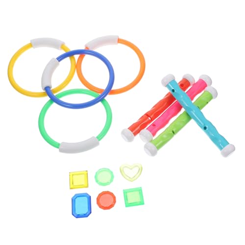 HANABASS Teiliges Tauchringspielzeug für Bunte Leichte Unterwasser Spielzeuge aus Hochwertigem Kunststoff Sicher und Handfreundlich für Schwimmbad Strand und Poolspaß bei Mädchen und HANABASS Teiliges Tauchringspielzeug für Bunte Leichte Unterwasser Spielzeuge aus Hochwertigem Kunststoff Sicher und Handfreundlich für Schwimmbad Strand und Poolspaß bei Mädchen und von HANABASS