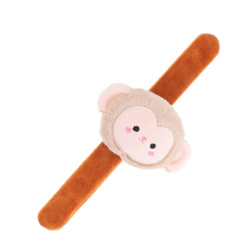 HANABASS Tierisch Lustige Schnapparmbänder für Plüsch Affen Handgelenk Armbänder Partygeschenk für Tier Mottopartys Geeignet für Jungen und Mädchen Hellbraun HANABASS Tierisch Lustige Schnapparmbänder für Plüsch Affen Handgelenk Armbänder Partygeschenk für Tier Mottopartys Geeignet für Jungen und Mädchen Hellbraun von HANABASS