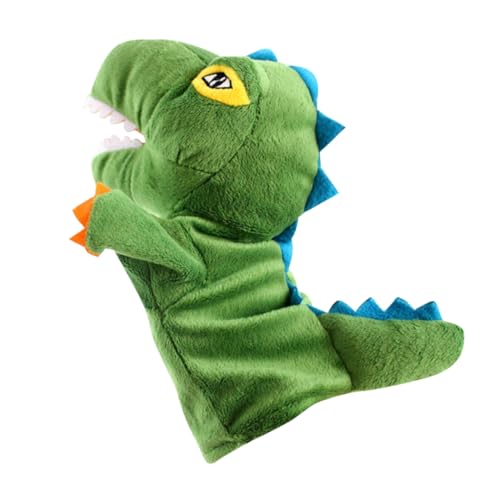 HANABASS Tierische Marionette Entzückende Tierhandpuppe Tiere Handpuppen Interaktives Handpuppenspielzeug Plüschspielzeug Für Geschichte Handpuppe Green Pp Baumwolle von HANABASS