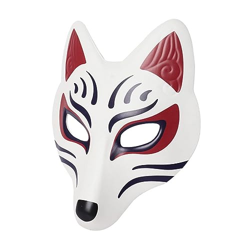HANABASS Tiermaske für Halloween Fox Animal Mask Cosplay Maske für Kostümparty Komfortables Design für Halloween Feiern und Maskeraden HANABASS Tiermaske für Halloween Fox Animal Mask Cosplay Maske für Kostümparty Komfortables Design für Halloween Feiern und Maskeraden von HANABASS