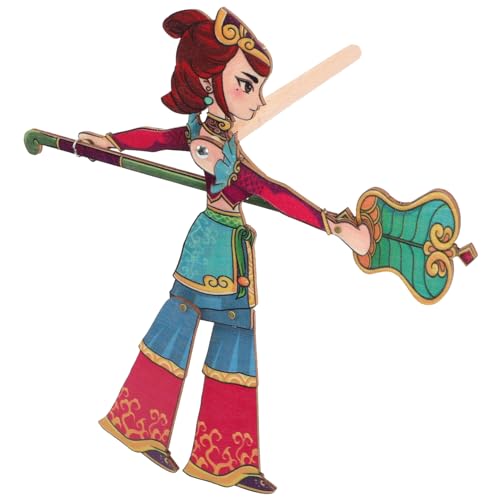 HANABASS Traditionelles Chinesisches Schattenpuppenspielzeug Handgefertigte Puppen für Kreative DIY Projekte Geeignet für Kindergarten Schule und Eltern Aktivitäten Fördert Verständnis der HANABASS Traditionelles Chinesisches Schattenpuppenspielzeug Handgefertigte Puppen für Kreative DIY Projekte Geeignet für Kindergarten Schule und Eltern Aktivitäten Fördert Verständnis der von HANABASS