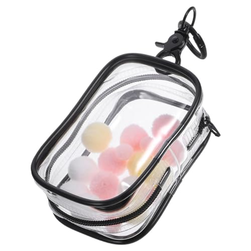HANABASS Tragbare Puppen Aufbewahrungstasche aus PVC Durchsichtige Klarsichtbeutel für Figuren Kompakte Organizer Tasche mit Reißverschluss für Kleine Gegenstände HANABASS Tragbare Puppen Aufbewahrungstasche aus PVC Durchsichtige Klarsichtbeutel für Figuren Kompakte Organizer Tasche mit Reißverschluss für Kleine Gegenstände von HANABASS