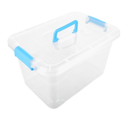 HANABASS Tragbare Sandkiste Lustiges Tragbare Sandschale Kinderspielzeug-Sandkasten Sandkasten für Handheld-Sandbox tragbarer Sandkasten Plastik Transparent von HANABASS