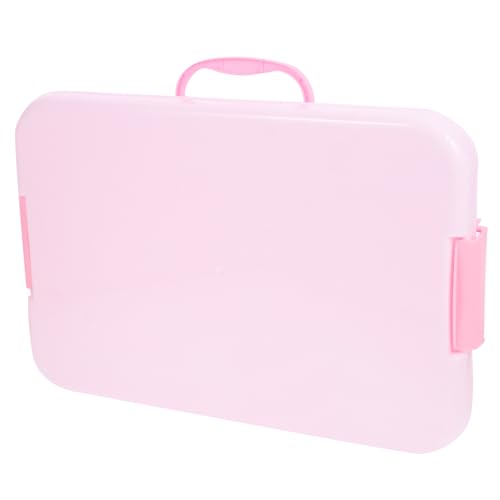 HANABASS Tragbarer Sandkasten Kleines Sandtablett Mit Tragbarem Sand Sandkasten Für Den Innenbereich Sandplatten Sandkastenbagger Sandspielzeug Für Sandtablett Babyspielzeug von HANABASS