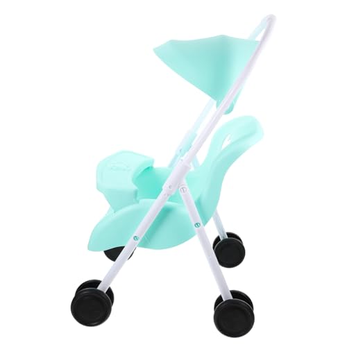 HANABASS Trolley- -Kinderwagen für Kleinkinder Spielzeugwagen Spiel Kinderwagen Kinderwagen Kleiner Kinderwagen Plastik Hellgrün von HANABASS