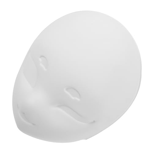 HANABASS Unbemalte PVC Fuchsmaske für Cosplay und DIY Leichte Leere Maske für Kreative Gestaltung für Partys Halloween und Bühnenaufführungen von HANABASS