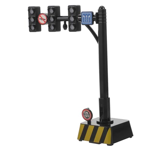 HANABASS Verkehrsampel Modell Miniatur Realistische Ampel LED Signal Lampe Lernspielzeug für Jungen und Mädchen zur Verkehrserziehung und Dekoration von HANABASS
