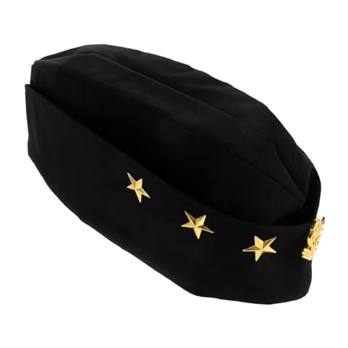 HANABASS Vielseitiger Kapitänshut Aus Atmungsaktivem Canvas Für Cosplay Und Tanz Matrosenhut Für Partys Und Outdoor-aktivitäten Für Aufführungen Und Themenveranstaltungen von HANABASS