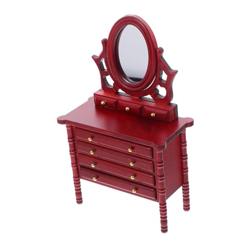 HANABASS Vintage Kommode Langlebiges Puppenmöbel Zubehör für Mädchen Schlafzimmer und Wohnzimmer Dekoration von HANABASS