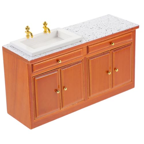 HANABASS Vintage Küchenwaschbecken Schrank Holz Möbel Badezimmer Einrichtung für Dekoration und Mini Landschaften HANABASS Vintage Küchenwaschbecken Schrank Holz Möbel Badezimmer Einrichtung für Dekoration und Mini Landschaften von HANABASS