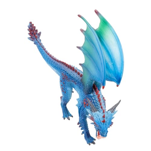 HANABASS Vivid Mythological Dragon Modell Realistisch Gestaltetes Sammlerobjekt Pädagogisches Drachenmodell für Dekoratives Desktop Ornament Fördert Kreativität und Fantasie von HANABASS