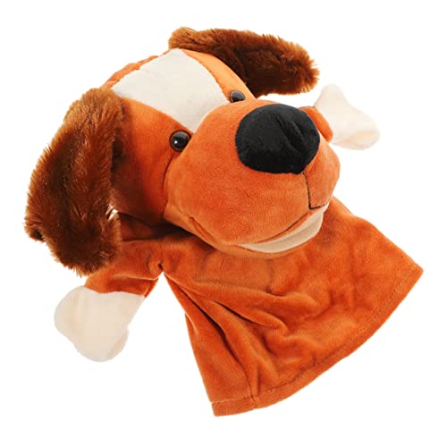 HANABASS Weiche Plüsch Handpuppe Hundemotiv Kuscheliges Tier Handspielzeug für Kleinkinder Fördert Fantasie und Interaktives Geschichtenerzählen Geeignet für Jungen und Mädchen HANABASS Weiche Plüsch Handpuppe Hundemotiv Kuscheliges Tier Handspielzeug für Kleinkinder Fördert Fantasie und Interaktives Geschichtenerzählen Geeignet für Jungen und Mädchen von HANABASS