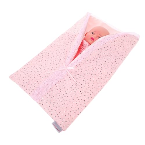 HANABASS Weiche Puppen Handspielzeug für Junge Mädchen Inklusive Bunter Fingerpuppen Realistische Neugeborenen Puppe zum Beruhigen und Fördern der Hand Augen Koordination für Junge Mädchen von HANABASS