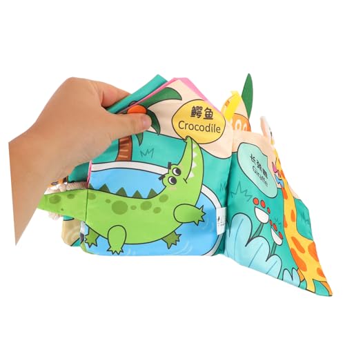 HANABASS Stoffbuch Für Ab Monate Interaktives Babybuch Mit Knistereffekt Weiches Spielzeug Für Kleinkinder Fördert Sensorische Entwicklung Geeignet Für Jungen Und Mädchen HANABASS Stoffbuch Für Ab Monate Interaktives Babybuch Mit Knistereffekt Weiches Spielzeug Für Kleinkinder Fördert Sensorische Entwicklung Geeignet Für Jungen Und Mädchen von HANABASS