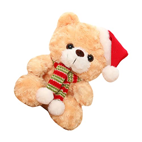 HANABASS Weicher Weihnachtsplüschbär Kuscheliges Weihnachtliche Tischdekoration und Festliches für Erwachsene von HANABASS