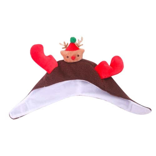 HANABASS Weihnachtliches Haustier Kostüm Kopfhaube Rentier Niedliche Kleine Hunde und Katzenmütze für Karneval Fotoshootings Partys und Festliche Verkleidung HANABASS Weihnachtliches Haustier Kostüm Kopfhaube Rentier Niedliche Kleine Hunde und Katzenmütze für Karneval Fotoshootings Partys und Festliche Verkleidung von HANABASS