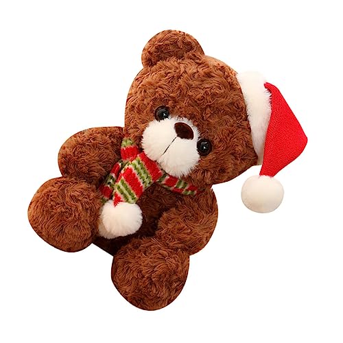 HANABASS Weihnachtliches Plüschbär Stofftier Hochwertiger Kuscheltier Deko Festliche Weihnachtsdekoration für Familie und Party HANABASS Weihnachtliches Plüschbär Stofftier Hochwertiger Kuscheltier Deko Festliche Weihnachtsdekoration für Familie und Party von HANABASS