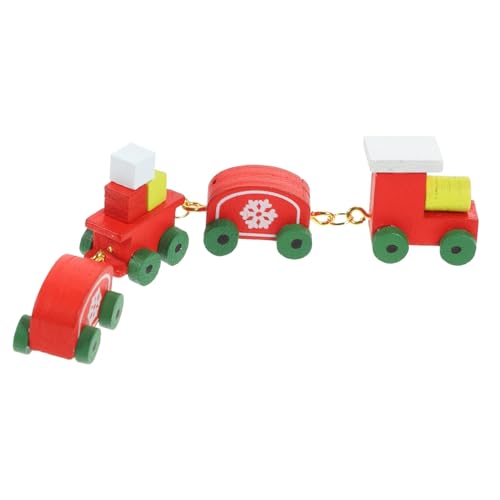 HANABASS Weihnachtszug für Miniatur Weihnachten drinnen klein Dorf Cartoon-Zug-Schmuck Wohnkultur Spielzeugzug Miniaturzugmodell Mini- -Ornament-Miniaturen hölzern rot HANABASS Weihnachtszug für Miniatur Weihnachten drinnen klein Dorf Cartoon-Zug-Schmuck Wohnkultur Spielzeugzug Miniaturzugmodell Mini- -Ornament-Miniaturen hölzern rot von HANABASS