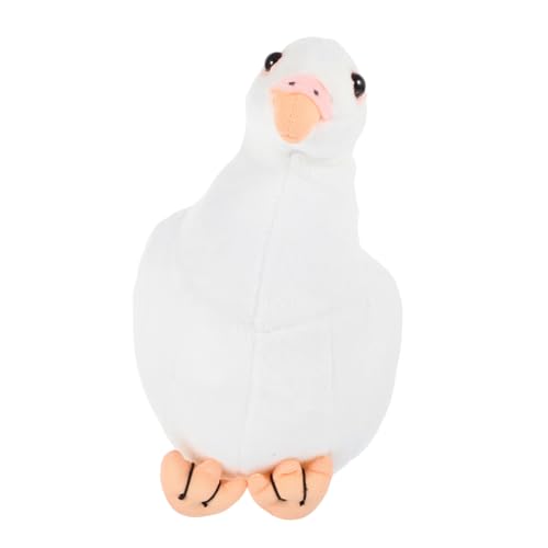 HANABASS Weiße Taube Cartoon Stofftier ausgestopfte Taube Simulationsvogelspielzeug Kleine Taubenspielzeug für künstliches Vogelspielzeug realistische Taube PP Baumwolle HANABASS Weiße Taube Cartoon Stofftier ausgestopfte Taube Simulationsvogelspielzeug Kleine Taubenspielzeug für künstliches Vogelspielzeug realistische Taube PP Baumwolle von HANABASS