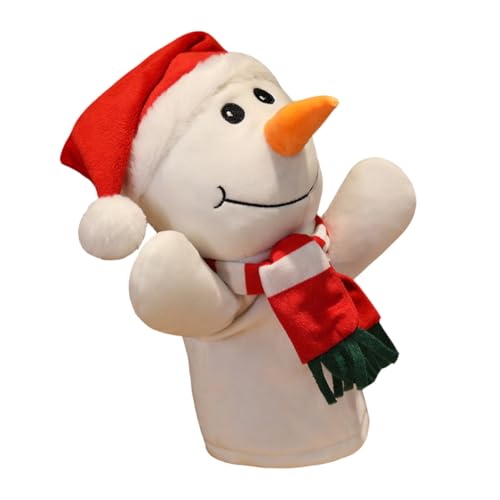 HANABASS Weißer Schneemann Handpuppe aus Weichem Baumwollstoff Lustiges Kinderspielzeug für Interaktives Eltern Junge Mädchen Spiel Farbenfrohe Weihnachts Figur für Fantasievolle HANABASS Weißer Schneemann Handpuppe aus Weichem Baumwollstoff Lustiges Kinderspielzeug für Interaktives Eltern Junge Mädchen Spiel Farbenfrohe Weihnachts Figur für Fantasievolle von HANABASS