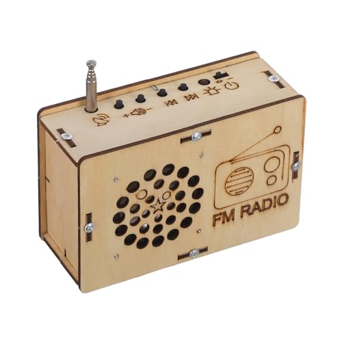 HANABASS Wissenschaftsbaukasten Fm Radio Bausatz Stem Experiment für Jungen Mädchen Jahre Holz Elektronik Lernspielzeug Pädagogisch Praktisch von HANABASS
