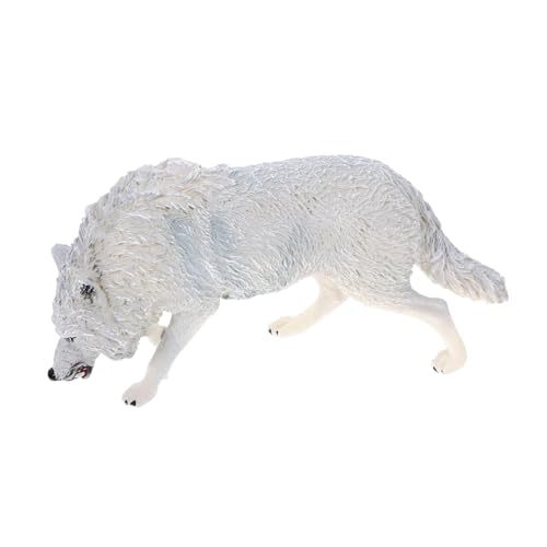 HANABASS Wolf Dekorative Figur Kognitive Wolfsstatue für Simuliertes Wildtier Modell Hochwertige Tischdekoration für Zuhause und HANABASS Wolf Dekorative Figur Kognitive Wolfsstatue für Simuliertes Wildtier Modell Hochwertige Tischdekoration für Zuhause und von HANABASS