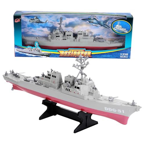 HANABASS Zerstörerschiff Modellspielzeug Schlachtschiff Dekoration für Jungen Schlafzimmer und Militärfans REGT Fantasie HANABASS Zerstörerschiff Modellspielzeug Schlachtschiff Dekoration für Jungen Schlafzimmer und Militärfans REGT Fantasie von HANABASS