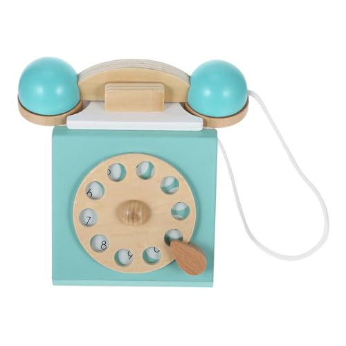 HANABASS antikes Telefon alt gefälscht Retro kindertelefon Telefon Educational Toys Holz Telefon holzspielsachen Simuliertes Telefon Telefonmodell hölzern Weiß HANABASS antikes Telefon alt gefälscht Retro kindertelefon Telefon Educational Toys Holz Telefon holzspielsachen Simuliertes Telefon Telefonmodell hölzern Weiß von HANABASS