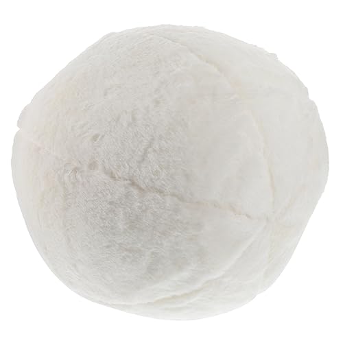 HANABASS einzigartiger runder Wurf Cute Pillow Living Room Decoration Hauswärmegeschenk gemütlich sofaauflage Plüsch werfen Krapfen süßes Kugelkissen Ballwurf im Haushalt Beige von HANABASS