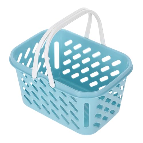 Mini Einkaufskorb Dekoration für Puppenhaus Kreatives für Zubehör für Szenen und Kaufladen Fördert Fantasie und DIY Fähigkeiten Kleine von HANABASS