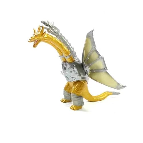 Godzill Toys Dinosaurier-Spielzeug, Der König der Monster, bewegliche gemeinsame Actionfiguren, Mini-Dinosaurier-Spielsets, Kindergeburtstagsgeschenke, Kuchenaufsätze, Packung (Steel Jiduo) von HANBO