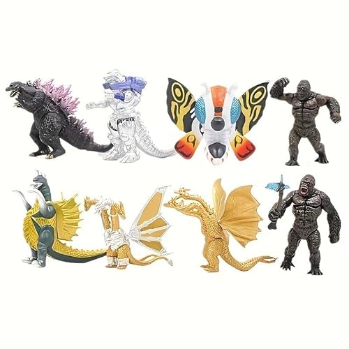 HANBO The King of Monster Toys bewegliche gemeinsame Actionfiguren, Mini-Dinosaurier-Spielsets, Kindergeburtstagsgeschenke, Kuchenaufsätze, Packung mit 8 bunten HANBO The King of Monster Toys bewegliche gemeinsame Actionfiguren, Mini-Dinosaurier-Spielsets, Kindergeburtstagsgeschenke, Kuchenaufsätze, Packung mit 8 bunten von HANBO