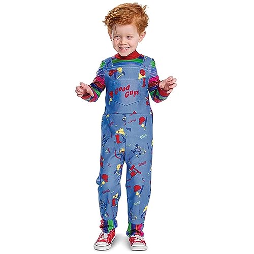 HANERREAL - Chucky-Kostüm für Kinder, Geister-Kostüm, Geisterkostüm für Kleinkinder (mittel) von HANERREAL