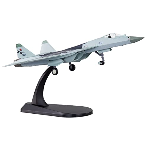 HANGOU 1/100 SU-57 Modell Kampfflugzeug Modell Legierung Druckguss Modell Flugzeug für Geschenk oder Sammlung Modell HANGOU 1/100 SU-57 Modell Kampfflugzeug Modell Legierung Druckguss Modell Flugzeug für Geschenk oder Sammlung Modell von HANGOU