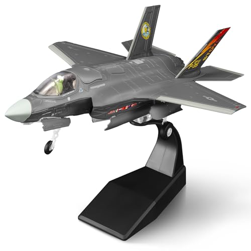 HANGOU 1/72 F-35B Lightning II （Grundzustand） Militärisches Modellflugzeug Kämpfer aus Legierung Modellflugzeug Modellflugzeug zum Sammeln und Ausstellen von HANGOU