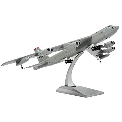 HANGOU Militärische Modellflugzeug 1:144 B-52 Fighter Flugzeug Modelle Metallflugzeugmodell Druckgussflugzeugmodell zum Sammeln oder Verschenken von HANGOU