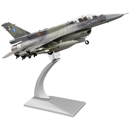 HANGOU Militärische Modellflugzeug 1:72 F16D Flugzeug Modelle Metallflugzeugmodell Druckguss Flugzeugmodell zum Sammeln oder Verschenken von HANGOU