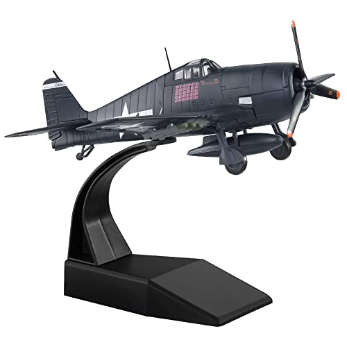 HANGOU Militärische Modellflugzeug F6F-Hellcat Fighter Flugzeug Modelle Metallflugzeugmodell Druckgussflugzeugmodell zum Sammeln oder Verschenken von HANGOU